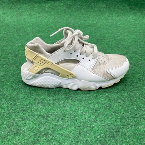 Nike Shoes - Nike Air Huarache Run Premium Oatmeal Athletic Shoes Size 6Y